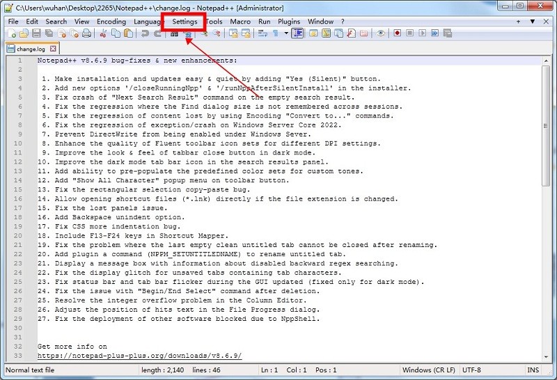 notepad++