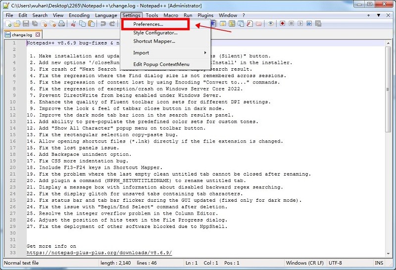 notepad++